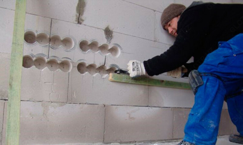 Штробирование стен (кирпичная) - от 12 000 сум