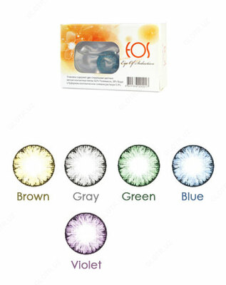 Цветные мягкие контактные линзы - от 220 000 сум / упаковка