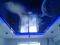 160 000 so'm Потолки с экосольвентной фотопечатью