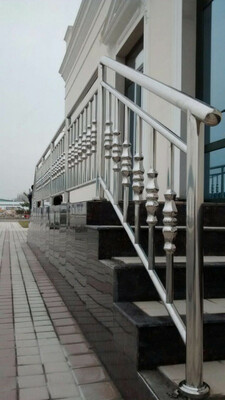 Цена по запросу Перила из нержавеющей стали