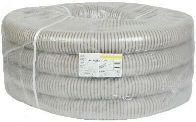 Гофра ПВХ d 63 с зондом (15 м) IEK