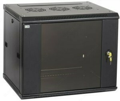 ITK Шкаф LINEA W 6U 600x450 мм дверь стекло, RAL9005