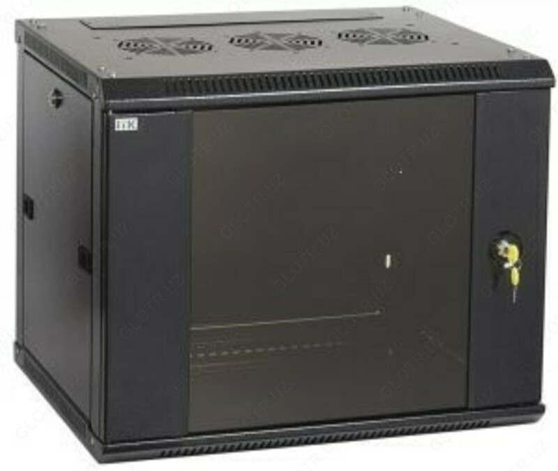ITK Шкаф LINEA W 6U 600x450 мм дверь стекло, RAL9005