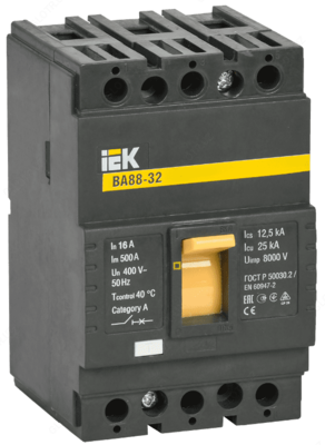 IEK Avtomatik o'chirgich VA88-33 3P 160A 35kA
