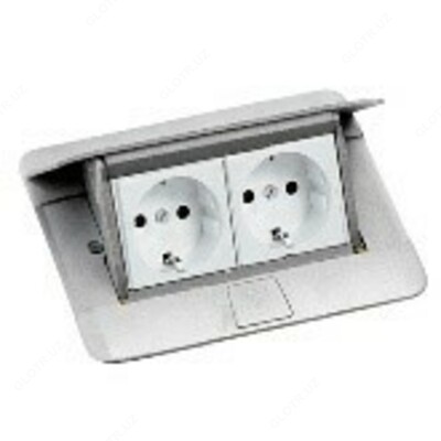 Настольный лючок Legrand на 4 модуля (без механизмов, с монтажной коробкой)