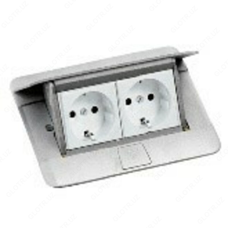 Настольный лючок Legrand на 4 модуля (без механизмов, с монтажной коробкой)