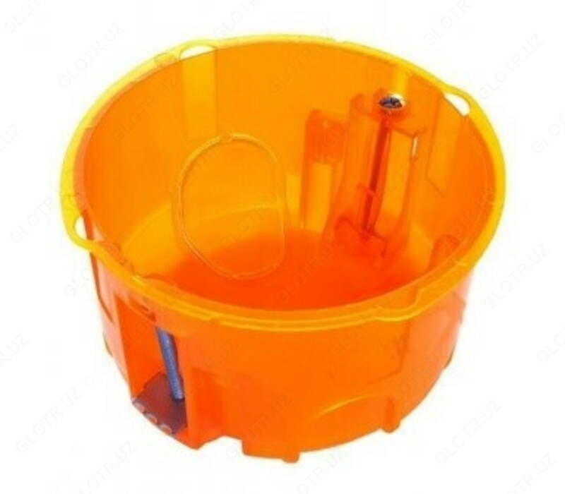 Напольная коробка на 2 модуля c монтажной коробкой ( без механизмов ) Бронза / Сталь