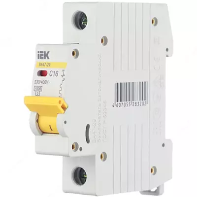 IEK Автоматичекий выключатель ВА47-29 1Р 16А 4,5кА х-ка С