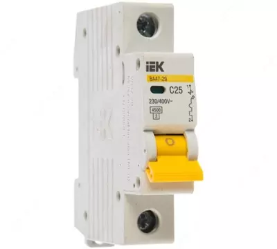 IEK Автоматичекий выключатель ВА47-29 1Р 25А 4,5кА х-ка С