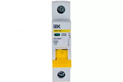 IEK Автоматический выключатель ВА47-29 1Р 63А 4,5кА х-ка С