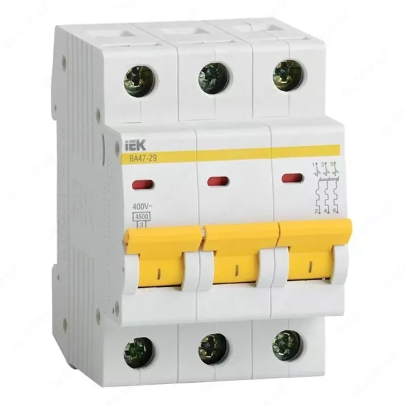 IEK elektron to'xtatuvchisi VA47 - 29 3R 6A 4,5 ka x-ka D