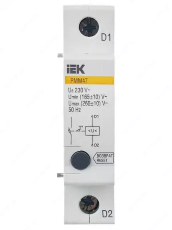 Minimal / maksimal kuchlanishni ajratuvchi RMM47 IEK din rayidagi yangi seriya - 195 000 so'm