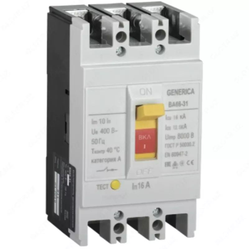 Avtomatik kalit ВА66-31 3Р 50А 18кА GENERICA