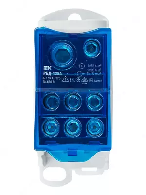 IEK Распределительный блок на DIN-рейку РБД-400А