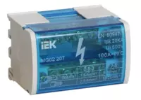 IEK Шины на DIN-рейку в корпусе (кросс-модуль) ШНК 4×15 3L+PEN