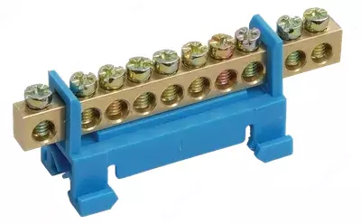 IEK Шина N "ноль" на DIN-изол тип "Стойка" ШНИ-6х9-10-С-С