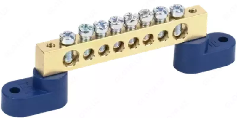 IEK Шина N "ноль" на двух угловых изол ШНИ-8х12-10-У2-С