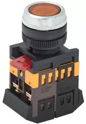Ablfp-22 tugmasi sariq d22mm neon/240V 1z+1R IEK