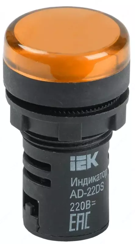 IEK chiroq Ad22ds (LED)matritsa d22mm sariq 230V