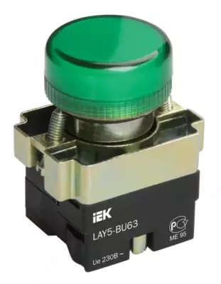 LAY5-BU63 indikatori yashil d22mm IEK
