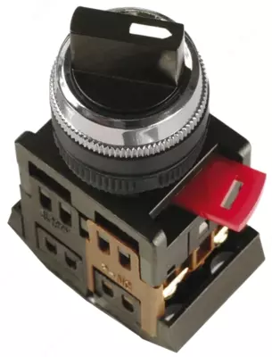 IEK Переключатель АС-22 на 2 фиксир.положения I-O 1з+1р