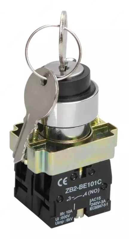 LAY5-BG45 2 pozitsiyali kalit, qulflanmagan kalit IEC