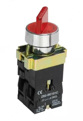Переключатель LAY5-BK2565 2 положения красный ИЭК
