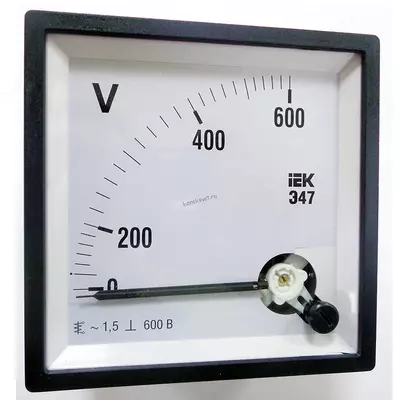 IEK Вольтметр Э47 500В кл. точн. 1,5 72х72мм