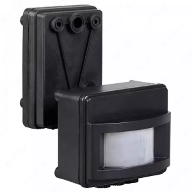 Dd 017 harakat sensori qora, maksimal yuk 1100w, ko'rish burchagi 120grad., 12 m masofa, IP44, IEK