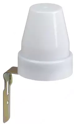 Фотореле ФР 601 серый, макс. нагрузка 2200 Вт, IP44, ИЭК