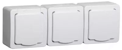 РСб23-3-ГПБб роз 3м с з/к о/у IP54 (белый) ГЕРМЕС PLUS