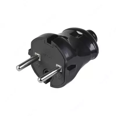 ВПу11-02-Ст Вилка разборная угловая с з/к 16А черная