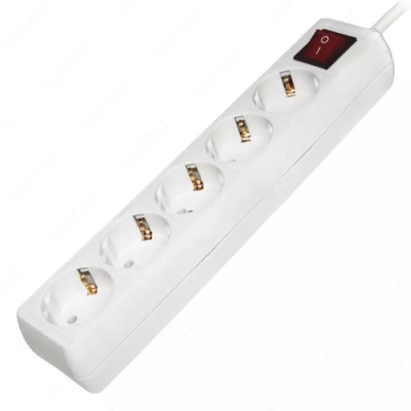 Удлинитель У05К-выкл. 5 мест 2P+PE/5метров 3х1мм2 16А/250 IEK