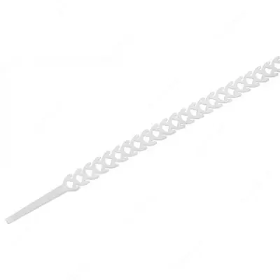 Стяжка универсальная многоразовая RS 10х300мм прозрачная (20шт/упак) IEK