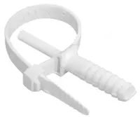 IEK Хомут дюбельный ХД 7х150 белый (50шт/упак)