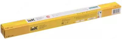 Светильник светодиодный ДБО 3001 4Вт 4000K IP20 311мм пластик IEK