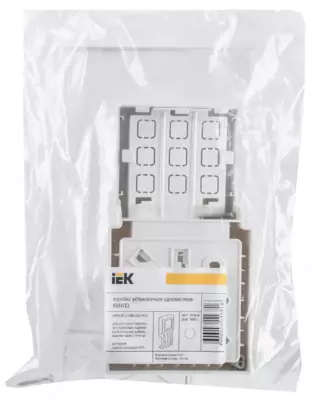 Коробка установочная одноместная КМУПО