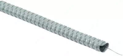ELASTA Металлорукав Р3-ЦПнг-17 с протяжкой черный (50м) IEK