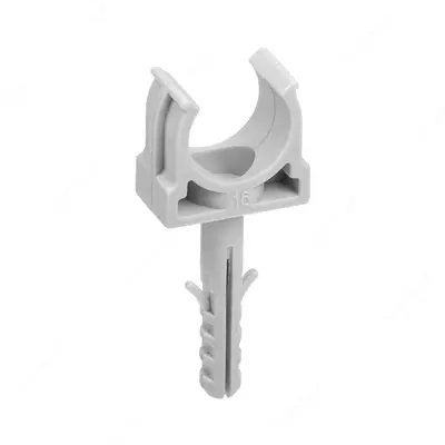 Держатель с защёлкой и дюбелем CT16 (без винта) IEK