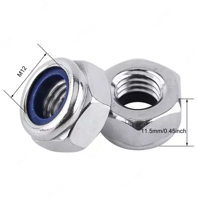 Гайка со стопорным буртом М10