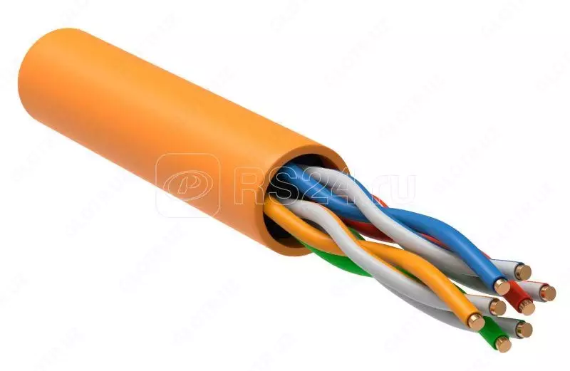 ITK o'ralgan juftlik u / UTP kath.5e 4x2x24awg lszh apelsin (305m)