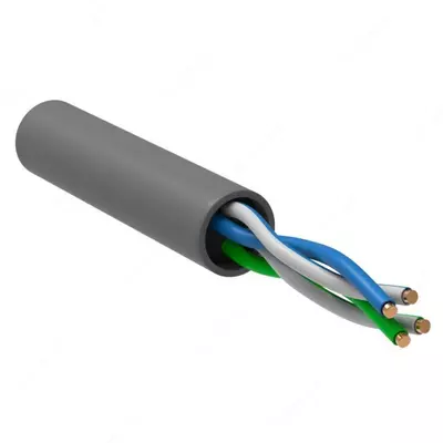Каб. витая пара F/UTP кат. 5E 4 пары PVC 1м сер. GENERICA