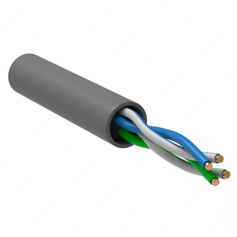 ITK Витая пара F/UTP кат.5E 4x2х24AWG solid LSZH нг(А)-HFLTx зеленый (305м)
