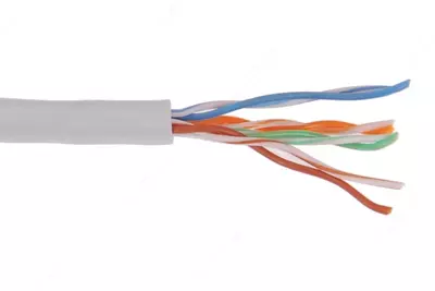 ITK Витая пара U/UTP кат.6 4х2х23AWG solid PVC серый (305м)