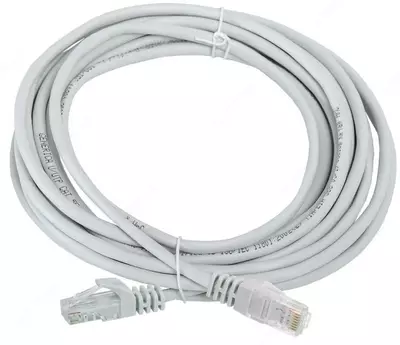 Шнур коммутационный кат. 5Е UTP 0,5м серый GENERICA
