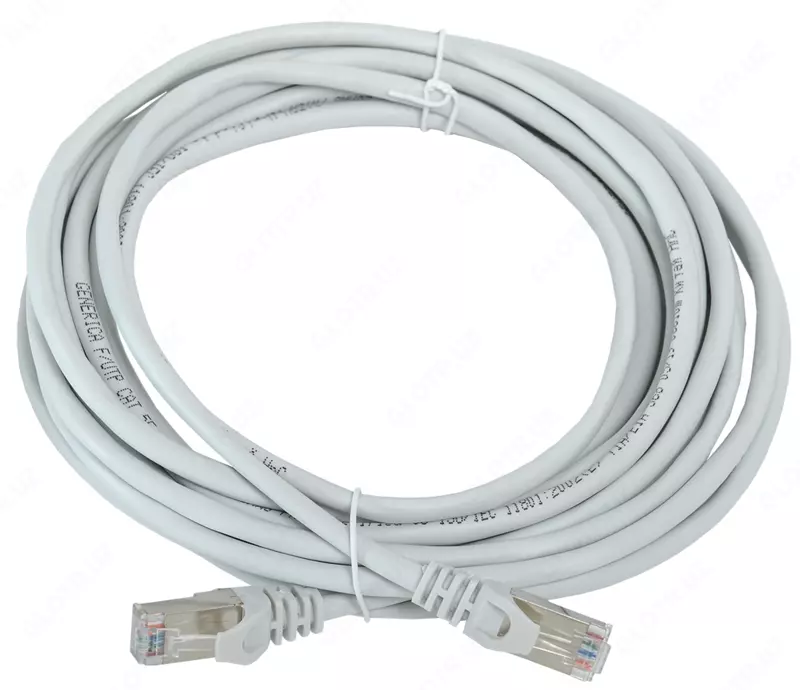 Шнур коммутационный кат. 5Е FTP 5м серый GENERICA