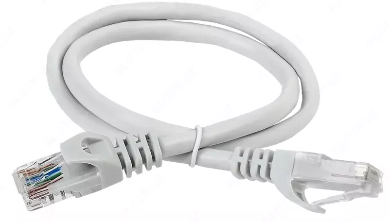 ITK Коммутационный шнур (патч-корд), кат.6А S/FTP, LSZH, 2м, серый