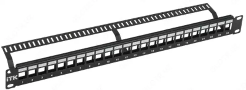 ITK 1U Модульная патч-панель UTP 24 порта - 130 000 сум