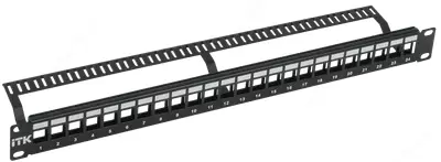 ITK 1U Модульная патч-панель FTP, 24 порта