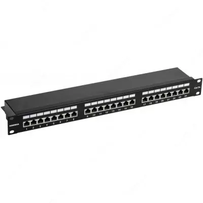 ITK Патч-панель 19" (1U) UTP, 24 портов RJ-45, кат.5e